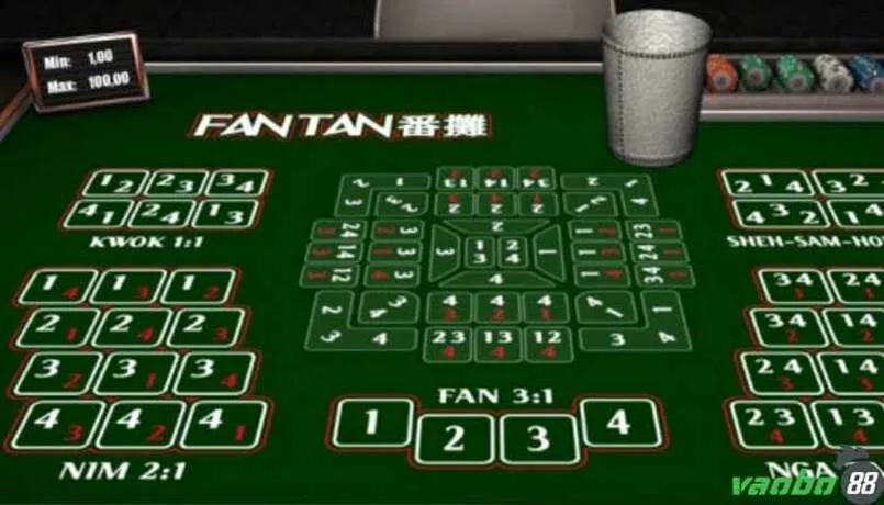 Luật chơi game Fantan cực kỳ đơn giản 