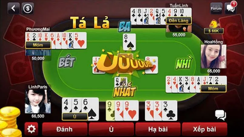 Game bài thu hút đông đảo người chơi tham gia